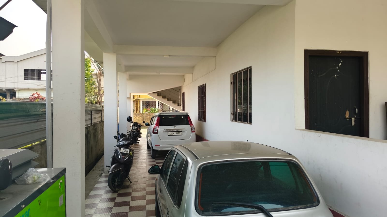 Car Parking at Mahalaxmi Inn